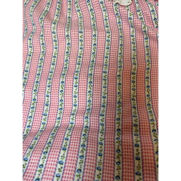 Vintage Accentuette Lanz Floral Flannel Lace Trim Nightgown Small Cottagecore - Picture 11 of 12